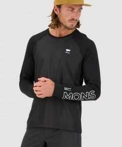 Mons Royale Tarn Merino Shift Wind Jersey - Black
